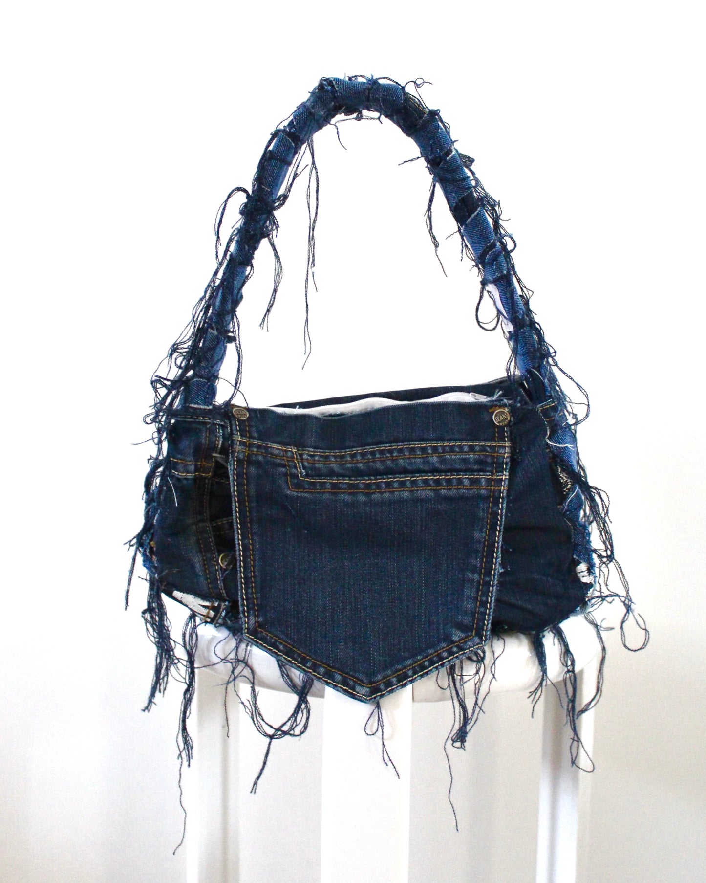 Singular denim bag