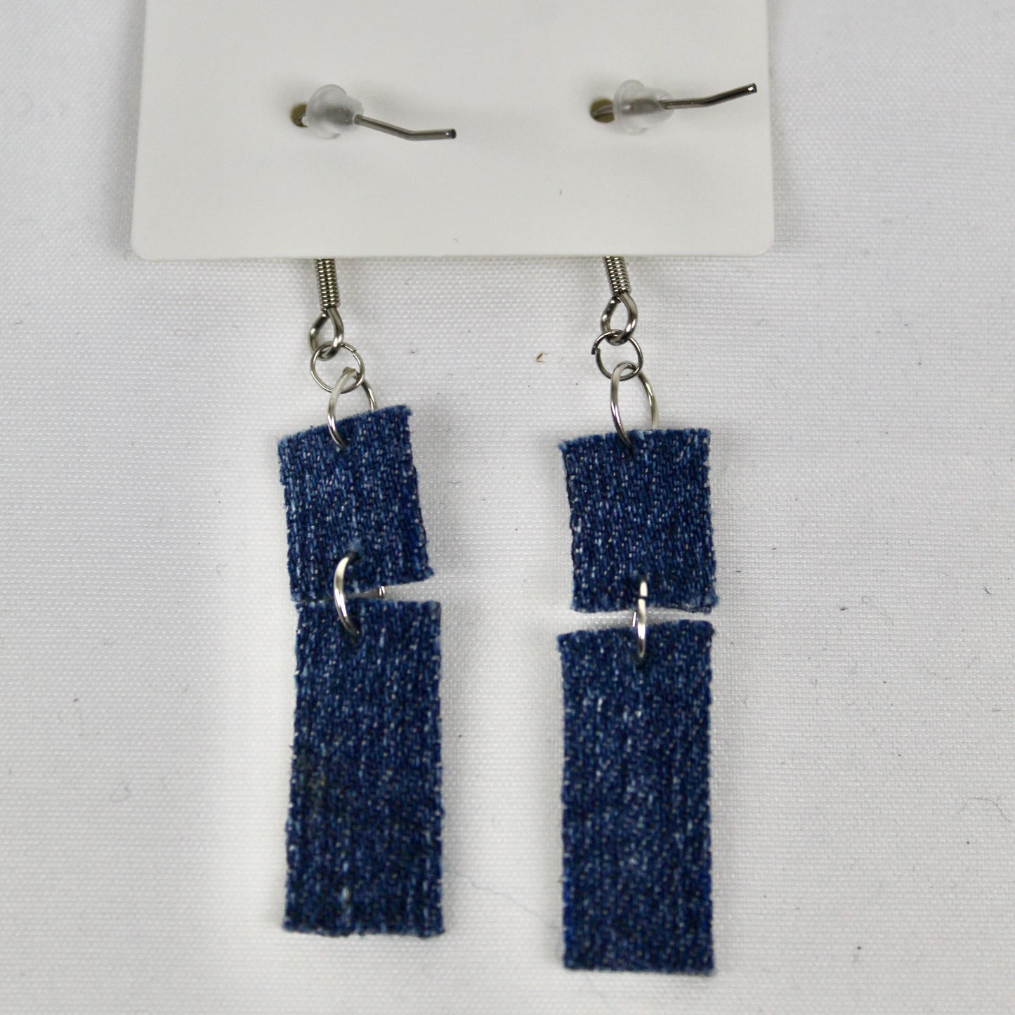 Boucles d’oreilles denim