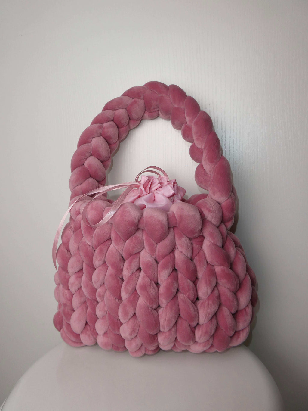 Sac Tressé velours