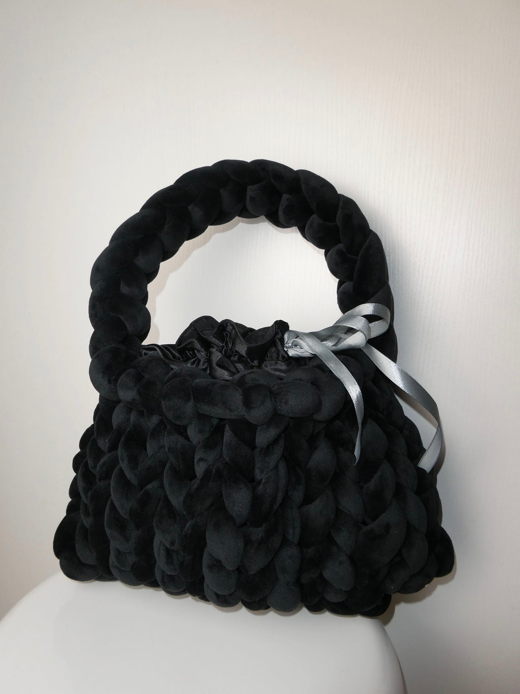 Sac Tressé velours