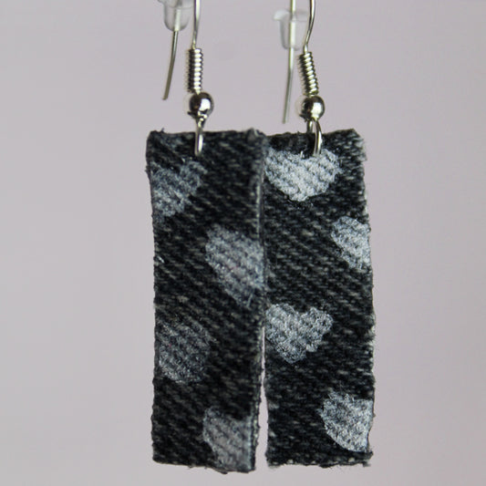 Boucles d’oreilles denim