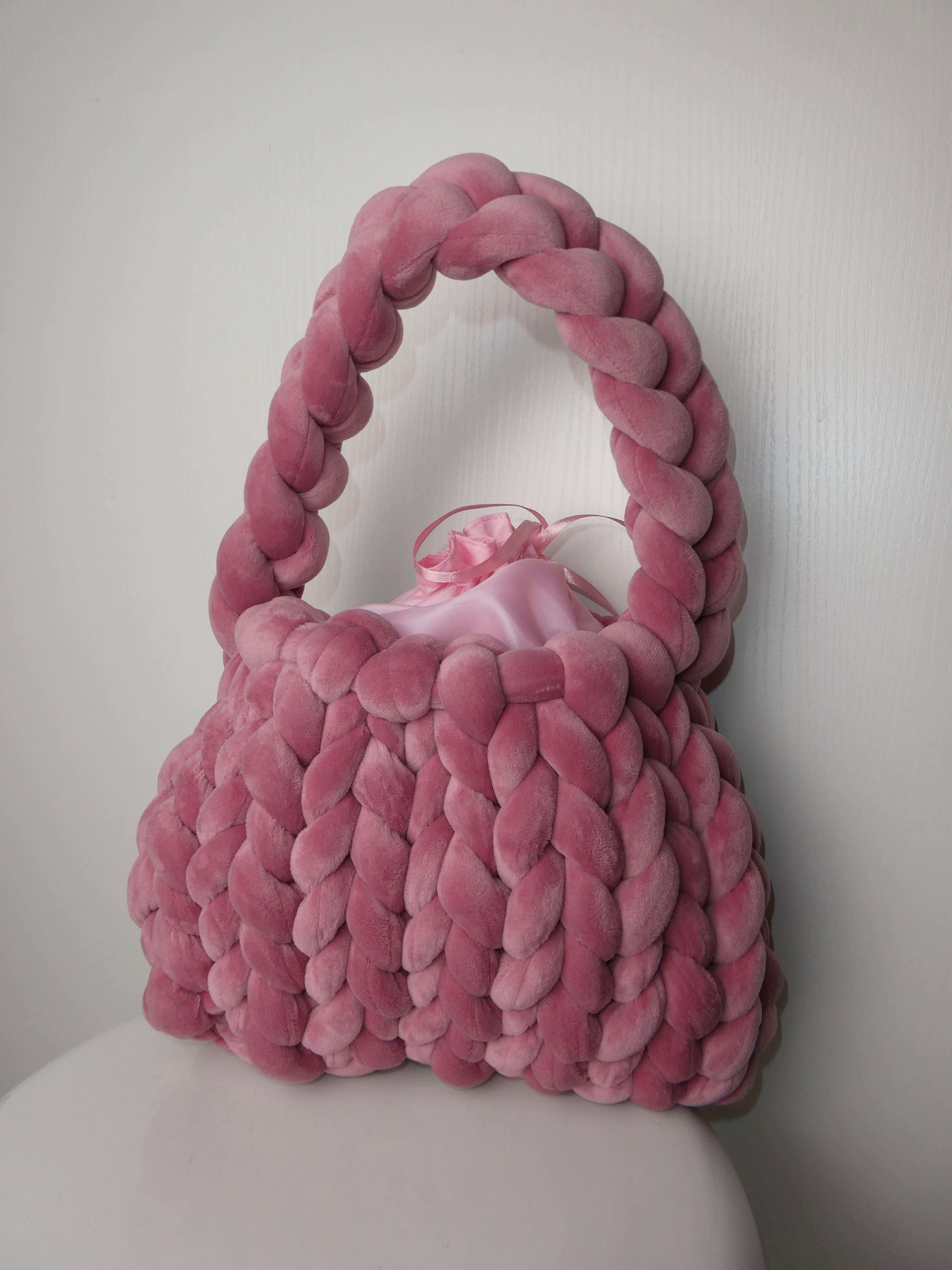Sac Tressé velours