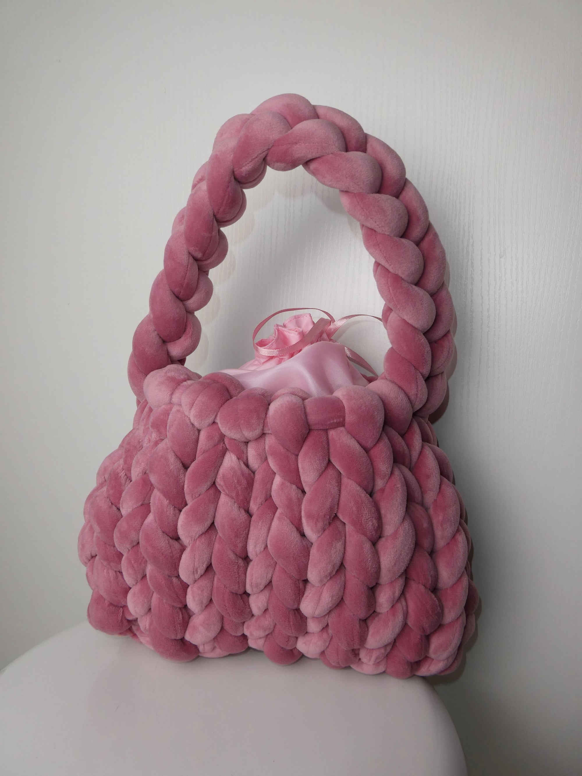 Sac Tressé velours