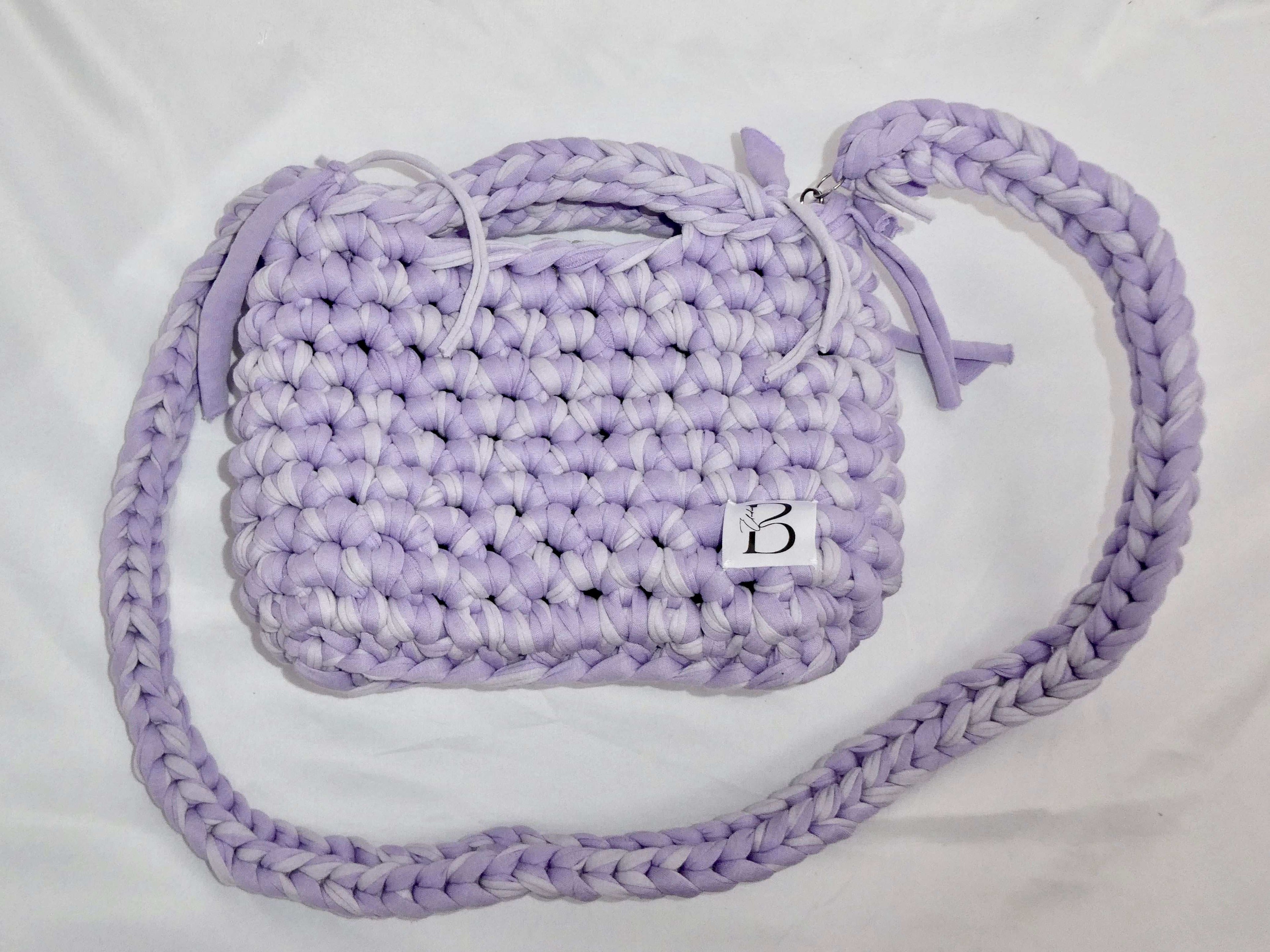 Sac crochet à bandoulière