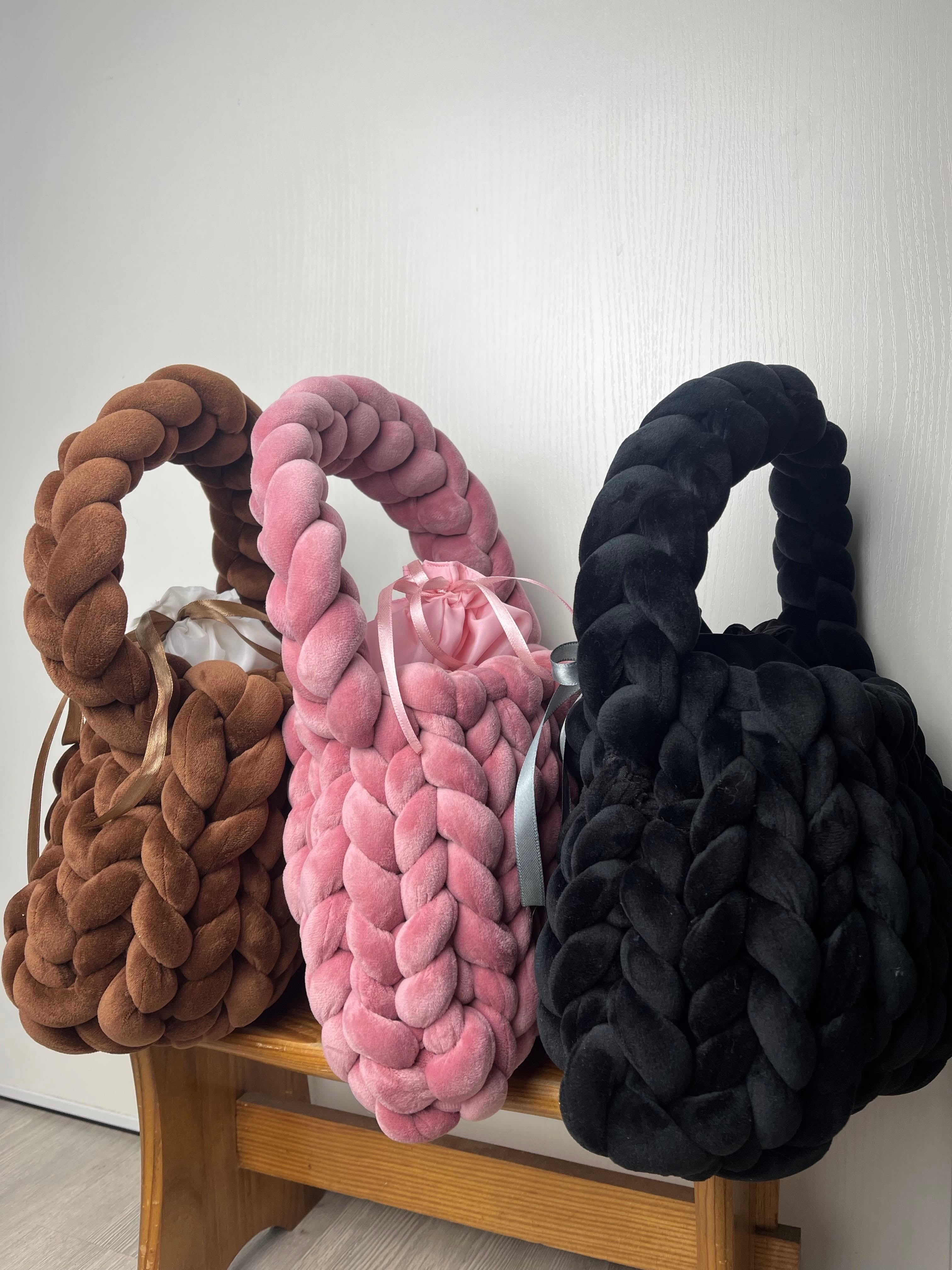 Personnalisation Sac Tressé velours (Précommande)