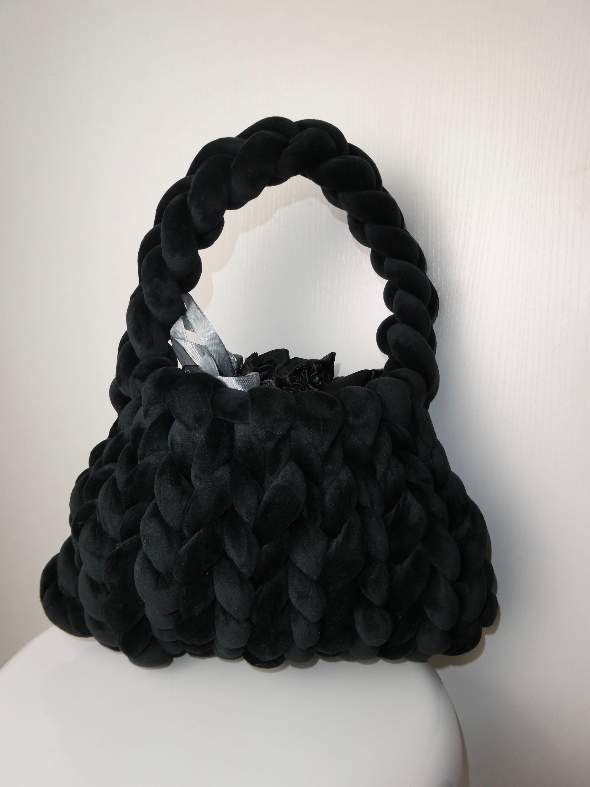 Sac Tressé velours